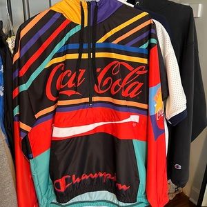 Coca Cola Champion rain coat